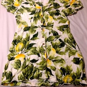 H&M women’s Lg lemon dress